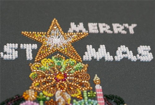Bead Embroidery Kit - Golden lights AB-787