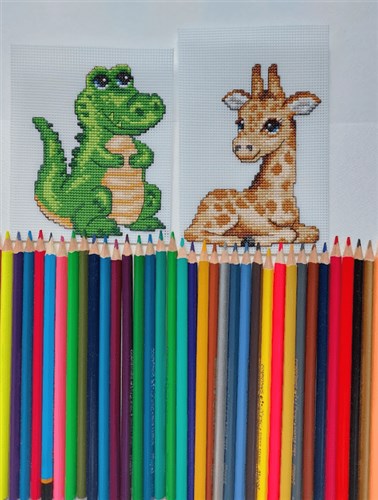 "Cute Animals" 121CS Counted Cross-Stitch Kit
