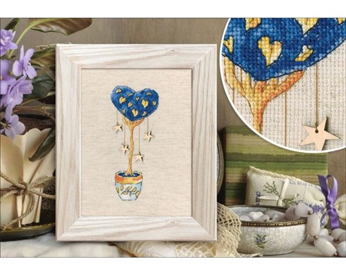 Topiary - tree of happiness CBE9011 Cross stitch kits with plywood form
