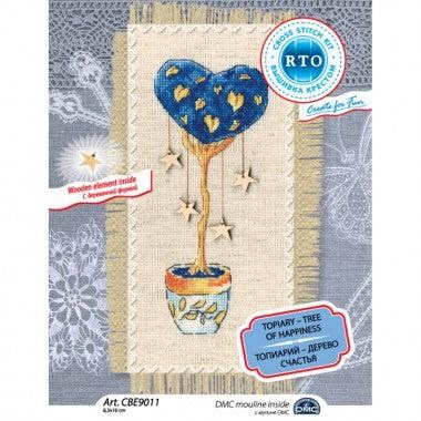Topiary - tree of happiness CBE9011 Cross stitch kits with plywood form