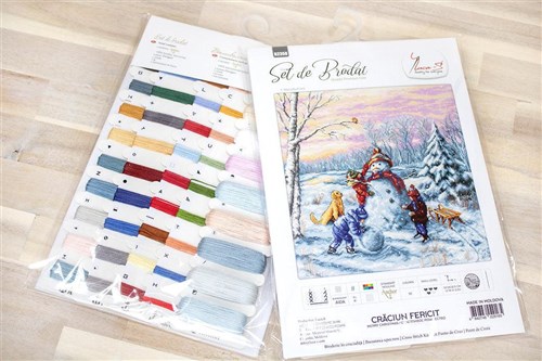 Merry Christmas B2358L Counted Cross-Stitch Kit