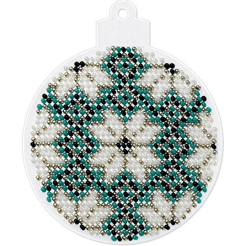 Bead embroidery kit on a plastic base FLPL-015
