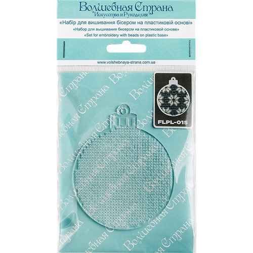 Bead embroidery kit on a plastic base FLPL-015