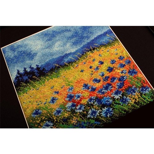 Skyblue cornflowers M625 Counted Cross Stitch Kit