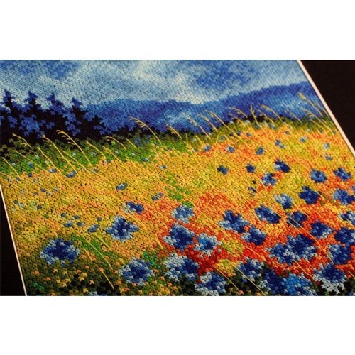 Skyblue cornflowers M625 Counted Cross Stitch Kit