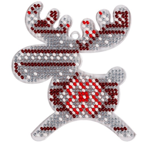 Bead embroidery kit on a plastic base FLPL-041