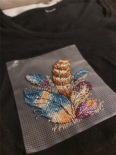 Cross Stitch on Clothes Airy Bouquet B-243 / SV-243