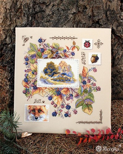 Autumn Sampler K-131 Counted Cross-Stitch Kit