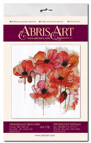 Cross-stitch kit Watercolor fantasy AH-178