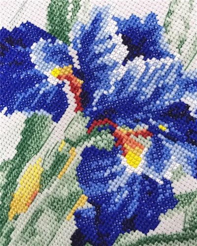 Blue Irises R2102 Counted Cross Stitch Kit