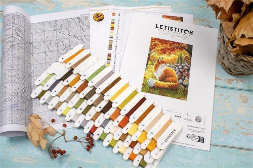 A Friend for Little Fox L8061 Counted Cross Stitch Kit