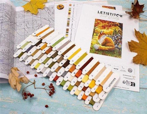 A Friend for Little Fox L8061 Counted Cross Stitch Kit