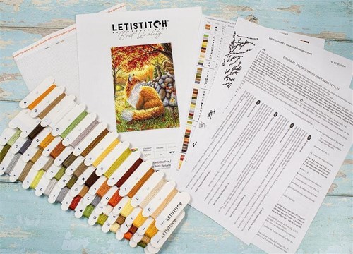A Friend for Little Fox L8061 Counted Cross Stitch Kit
