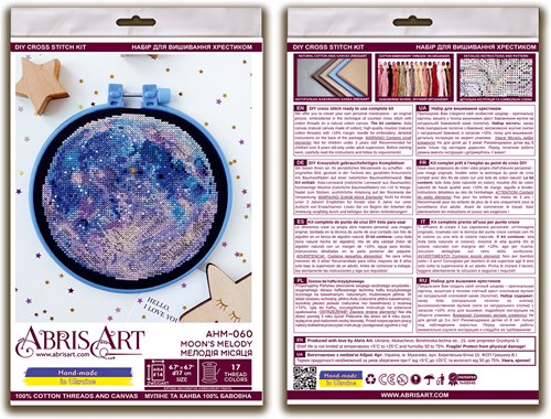 Cross stitch kit Moon's melody AHM-060