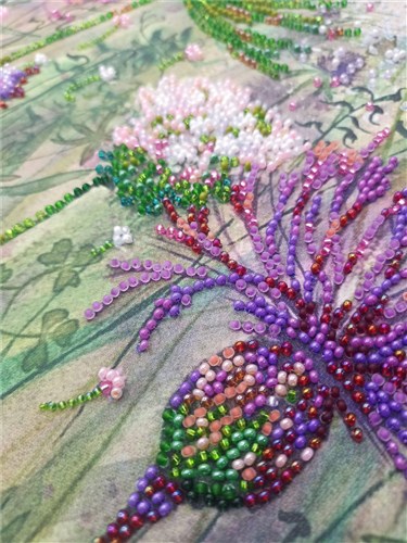 Bead Embroidery Kit - Cornflowers in the field AB-882