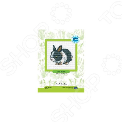 Cute rabbit H262 Counted Cross Stitch Kit