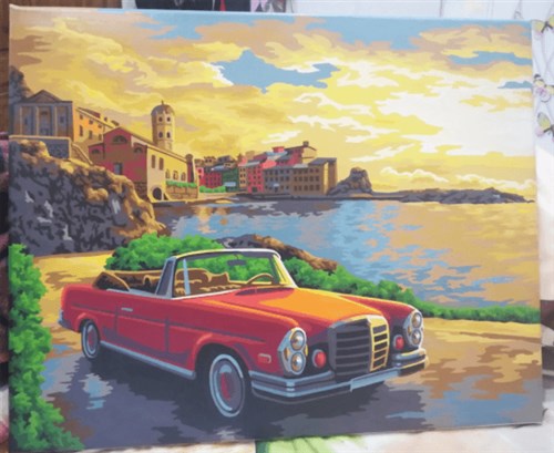 Painting by Numbers kit Crafting Spark Cuba Landscapes E010 19.69 x 15.75 in