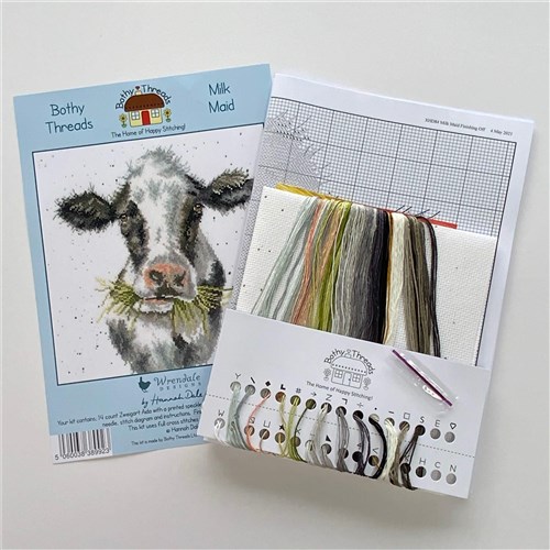 Milk Maid XHD84 Counted Cross Stitch Kit