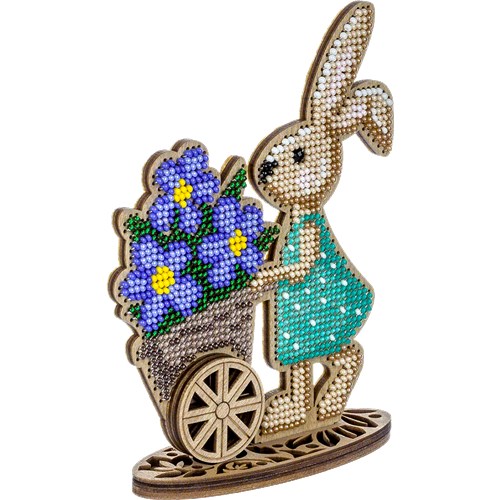 Bead embroidery kit on wood FLK-425