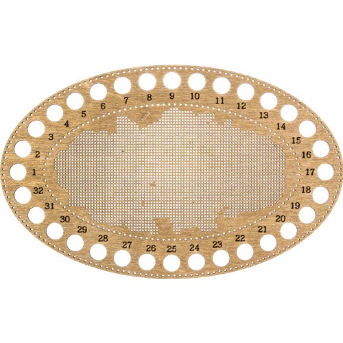Blank for embroidery with thread on wood FLHW-015
