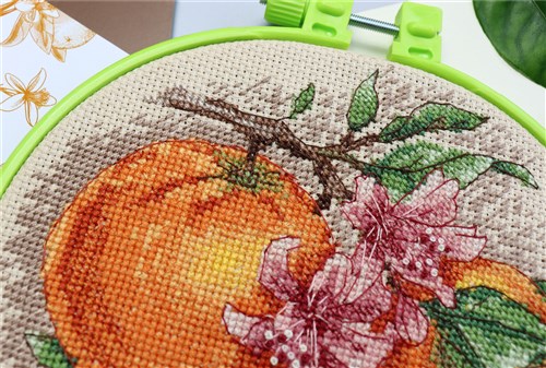 Cross-stitch kits Citrus notes AHM-076