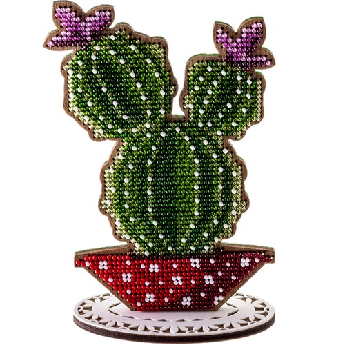 Bead embroidery kit on wood FLK-191