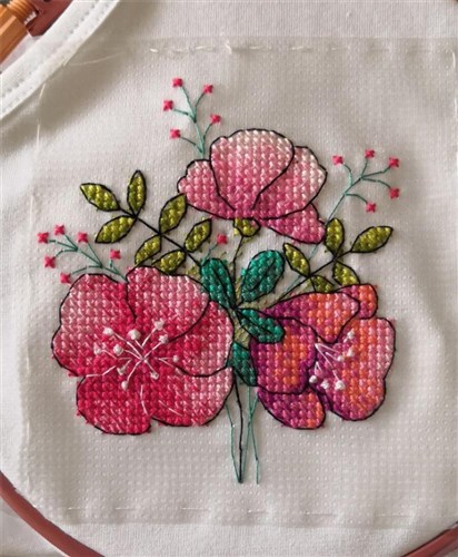 Scarlet Charm SV-249 Counted Cross-Stitch Kit