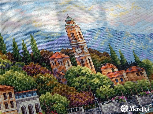 Lago di Como K-175 Counted Cross-Stitch Kit