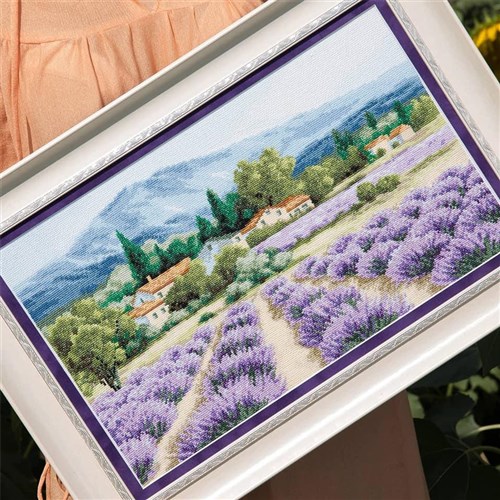 Cross-stitch kit M-416C "Mountain lavender"