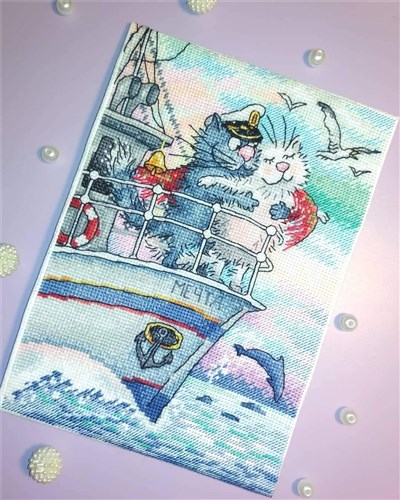 Sea of Love SNV-686 Counted Cross Stitch Kit