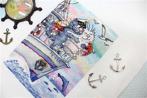 Sea of Love SNV-686 Counted Cross Stitch Kit