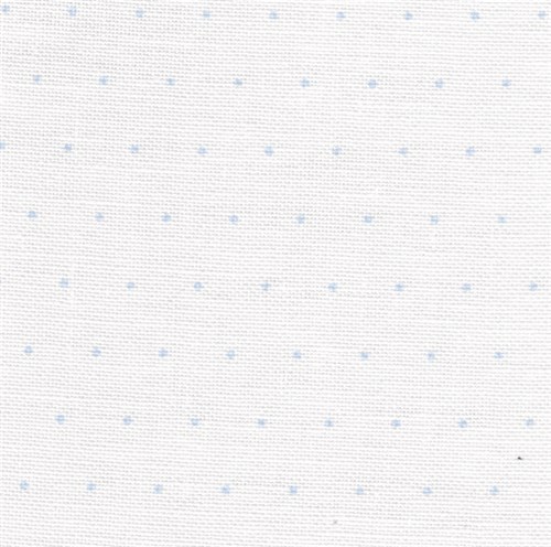 Precut Zweigart Cashel Mini Dots 28 count White with Grey Mini Dots 3281/1129