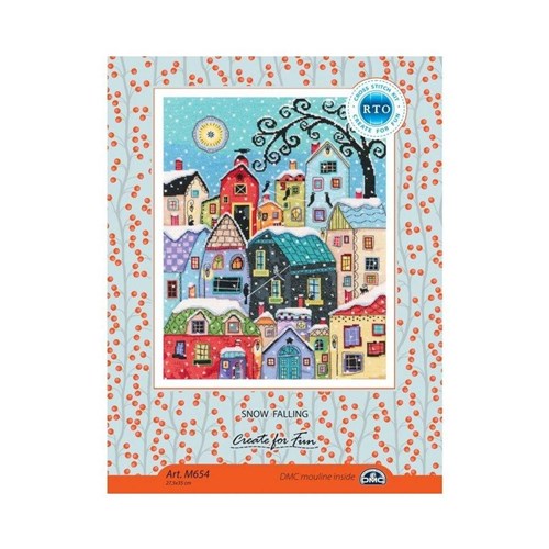 Snow falling M654 Counted Cross Stitch Kit