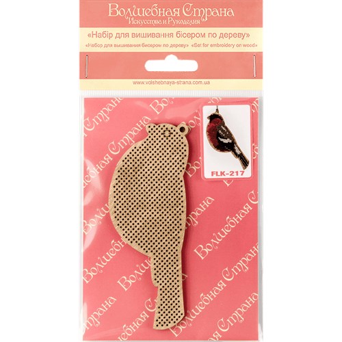 Bead embroidery kit on wood FLK-217