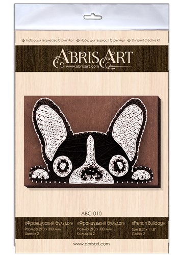 Creative Kit/String Art French Bulldog ABC-010