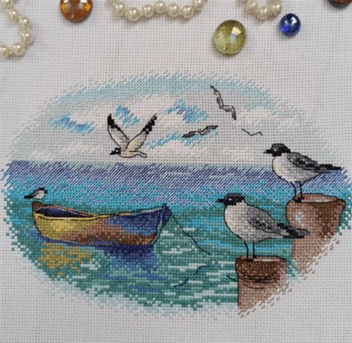At the Pier M-557 / SM-557 Counted Cross-Stitch Kit