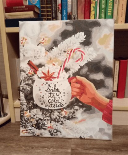 Painting by Numbers kit Crafting Spark Warm Sweetness L045 19.69 x 15.75 in