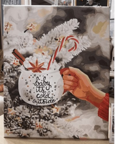 Painting by Numbers kit Crafting Spark Warm Sweetness L045 19.69 x 15.75 in