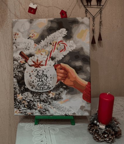 Painting by Numbers kit Crafting Spark Warm Sweetness L045 19.69 x 15.75 in