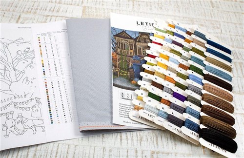 Counted Cross Stitch Kit Moonlight Manor L8013