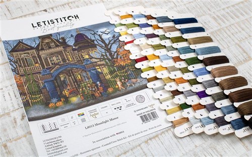 Counted Cross Stitch Kit Moonlight Manor L8013