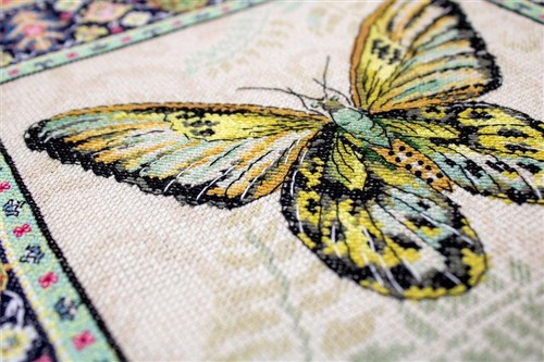 Counted Cross Stitch Kit Vintage Butterfly Leti981