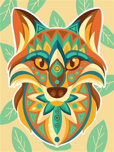 Colorful Fox CS2543 11.8 x 15.7 inches Crafting Spark Diamond Painting Kit