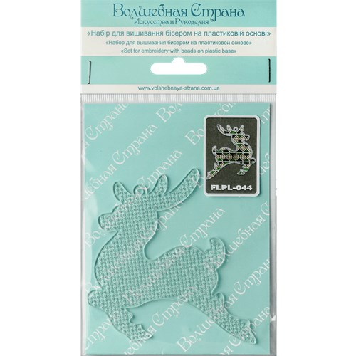 Bead embroidery kit on a plastic base FLPL-044