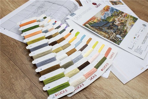 Log Cabin BU5020L Counted Cross-Stitch Kit