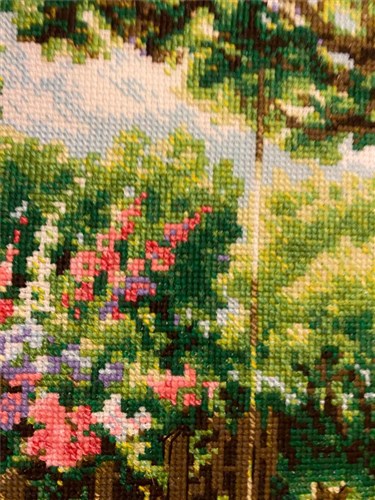 Garden Swing R2114 Counted Cross Stitch Kit