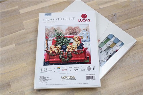 Labs Truck BU5009L Counted Cross-Stitch Kit