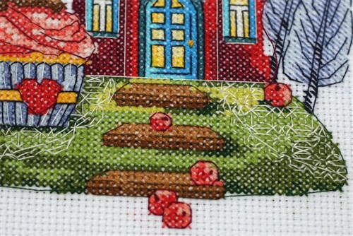 Cross-stitch kit Coffee house AH-149