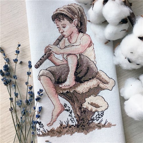 Shepherd boy MN-42 Counted Cross-Stitch Kit
