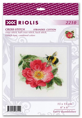 Furry Bumblebee R2210 Counted Cross Stitch Kit